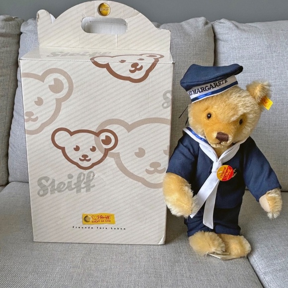 Steiff Mask Teddy Bear Sailor 1997 Vintage stuffed bear - Picture 7 of 11